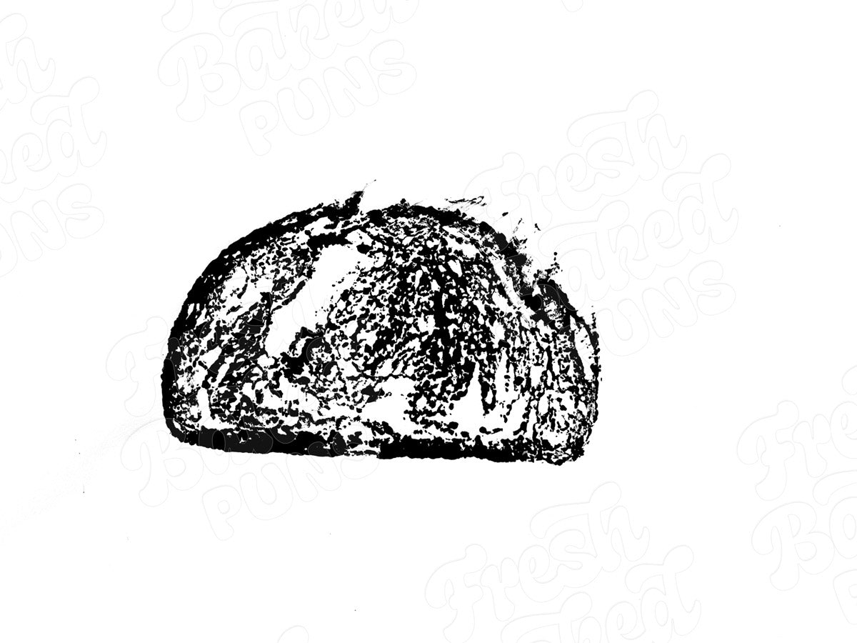 *ORIGINAL* Sourdough Relief Block Print