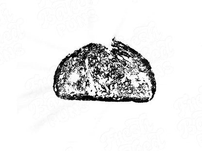 *ORIGINAL* Sourdough Relief Block Print