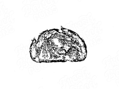 *ORIGINAL* Sourdough Relief Block Print