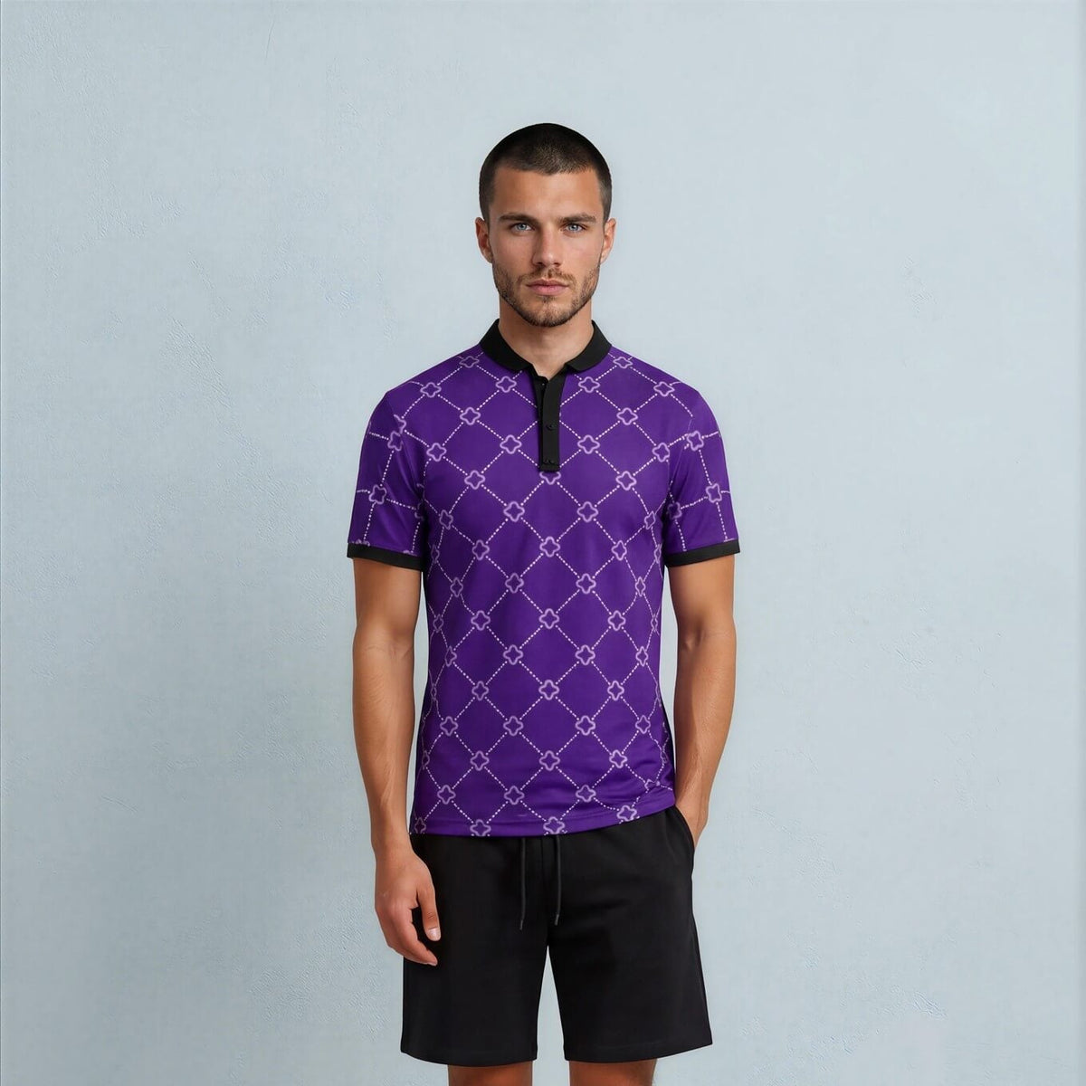 Sovereign Blade Collar Golf Polo - L - Skull &amp; Bogeys Golf Co.