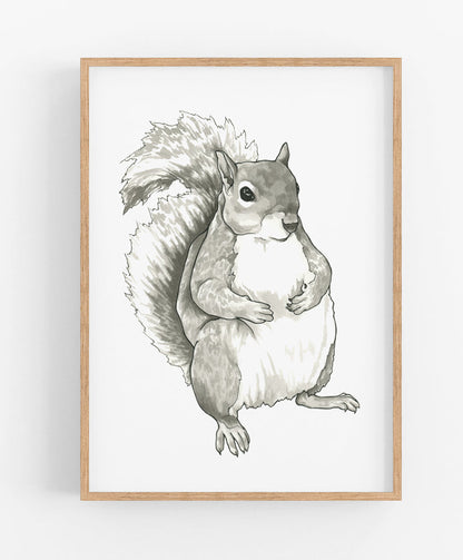 Earl the Squirrel Print