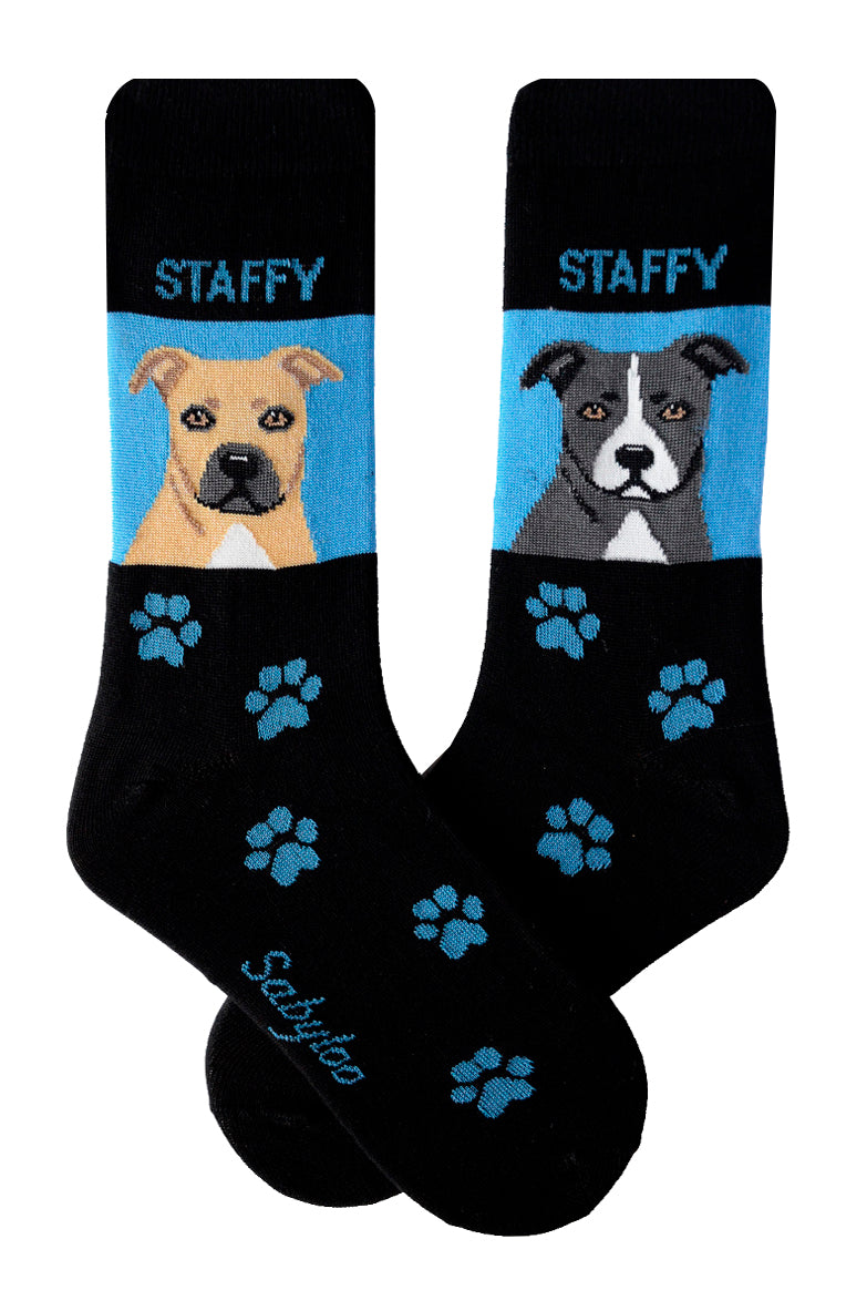 Staffordshire Bull Terrier (Staffy) Dog Socks