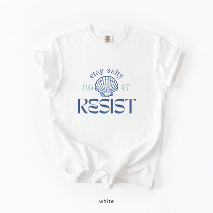 Stay Salty Resist T-Shirt | Coastal Anti-Trump Graphic Tee