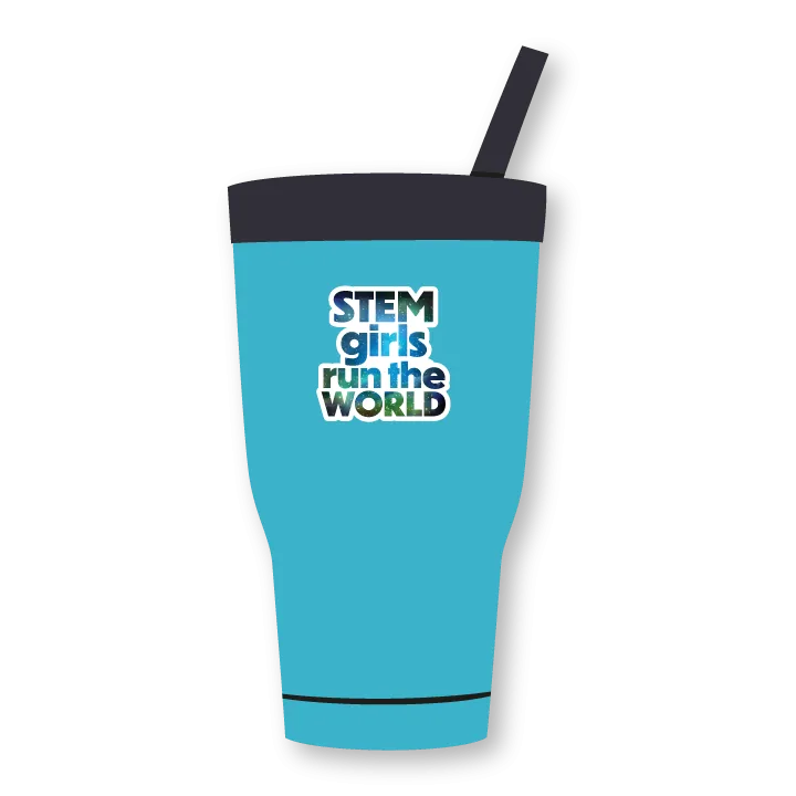 STEM girls run the world sticker