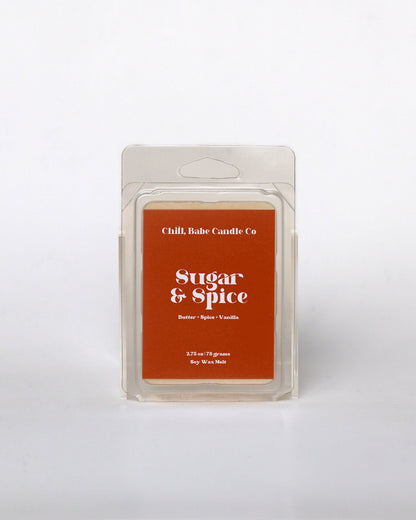 Sugar &amp; Spice Wax Melt | Butter + Spice + Vanilla