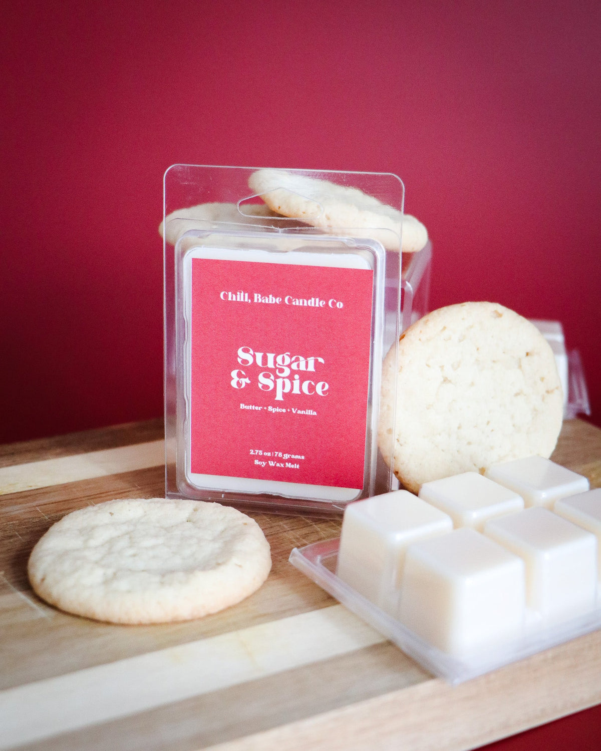 Sugar &amp; Spice Wax Melt | Butter + Spice + Vanilla