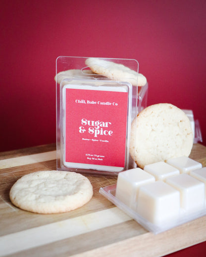 Sugar &amp; Spice Wax Melt | Butter + Spice + Vanilla