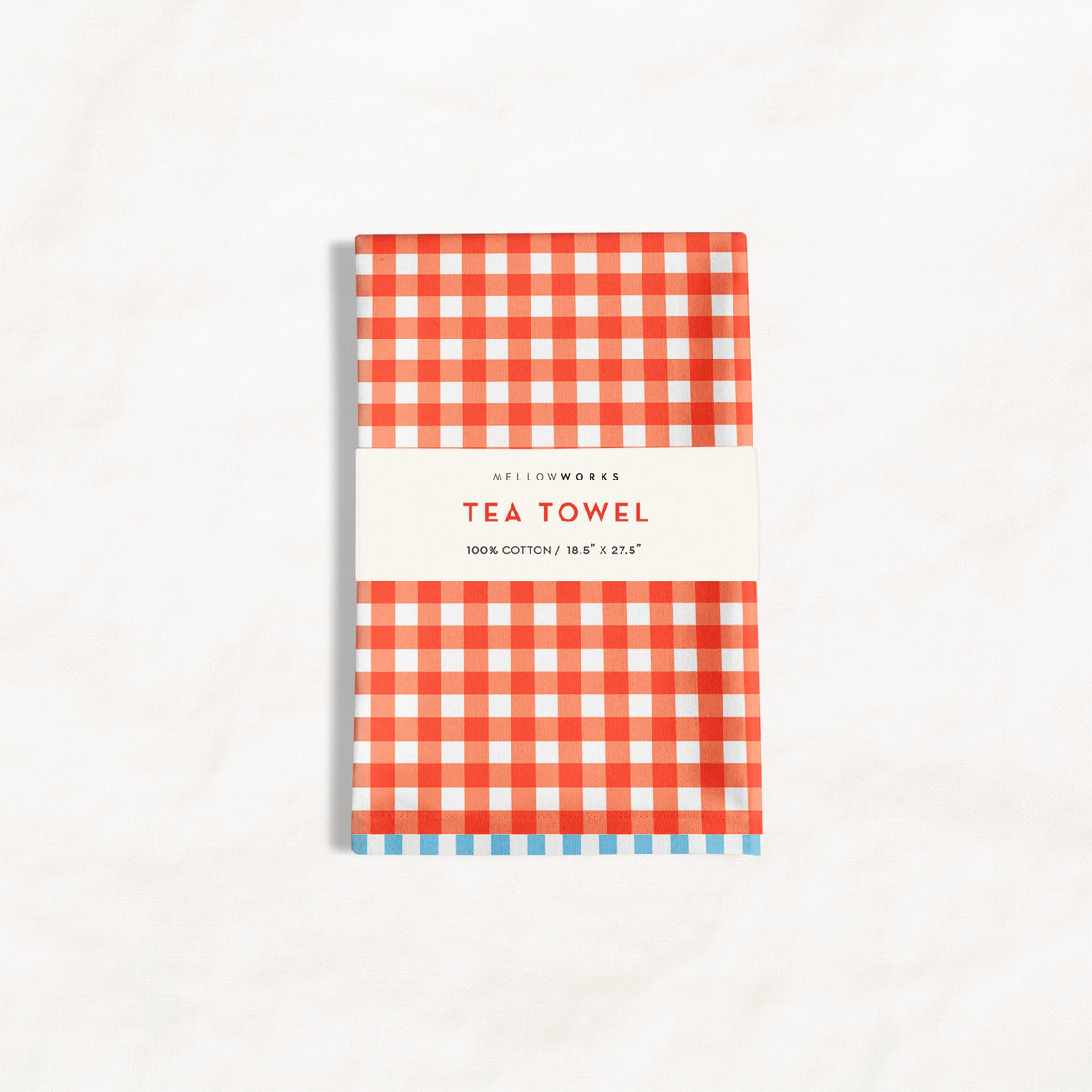 Red Gingham Tea Towel