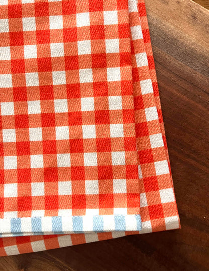 Red Gingham Tea Towel