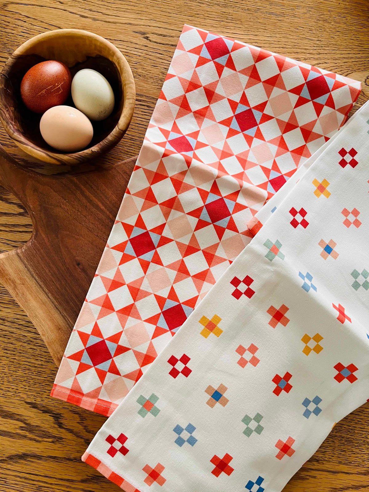 Christmas Quilts Tea Towel Set