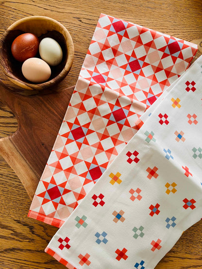 Christmas Quilts Tea Towel Set