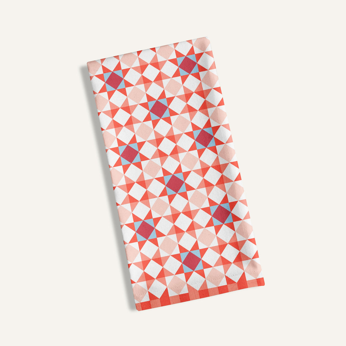 Star Quilt Holiday Tea Towel
