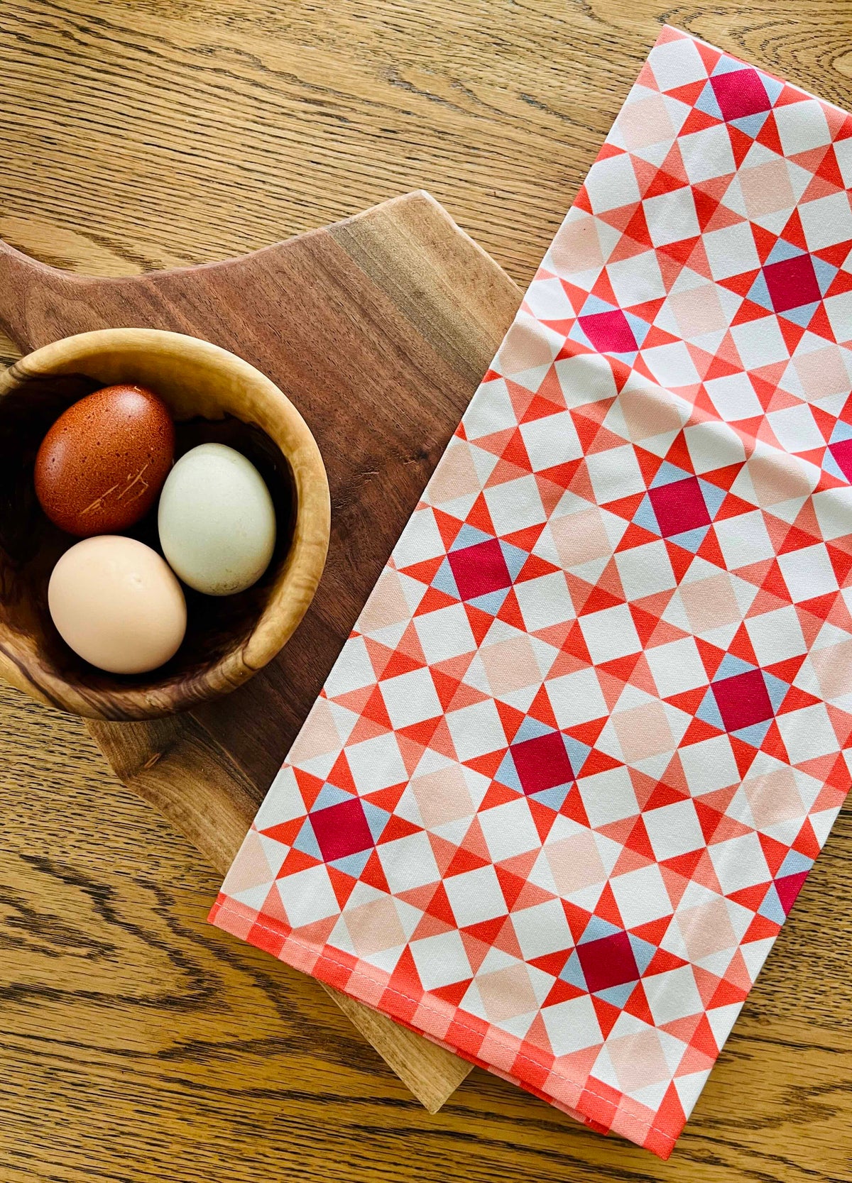 Star Quilt Holiday Tea Towel