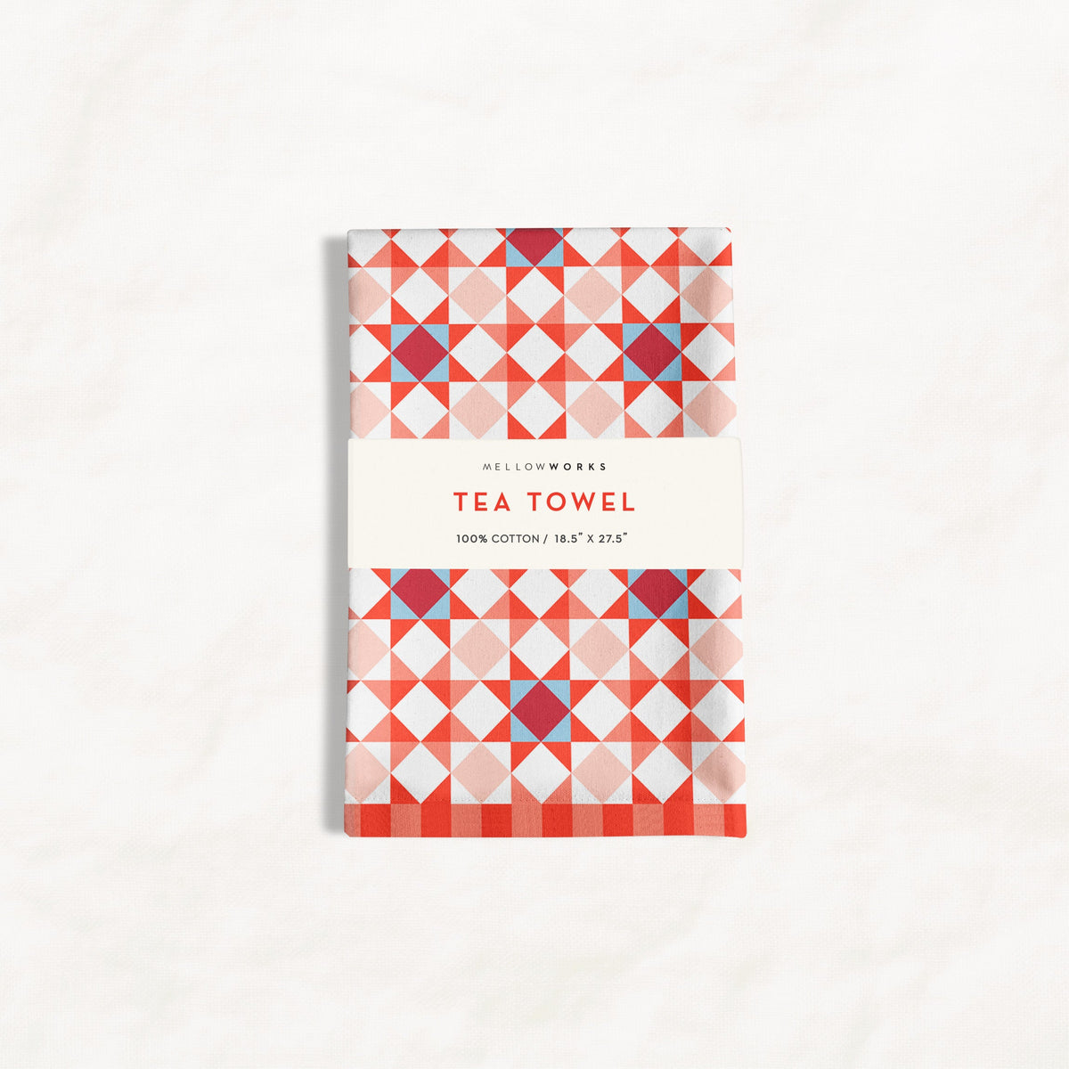 Star Quilt Holiday Tea Towel