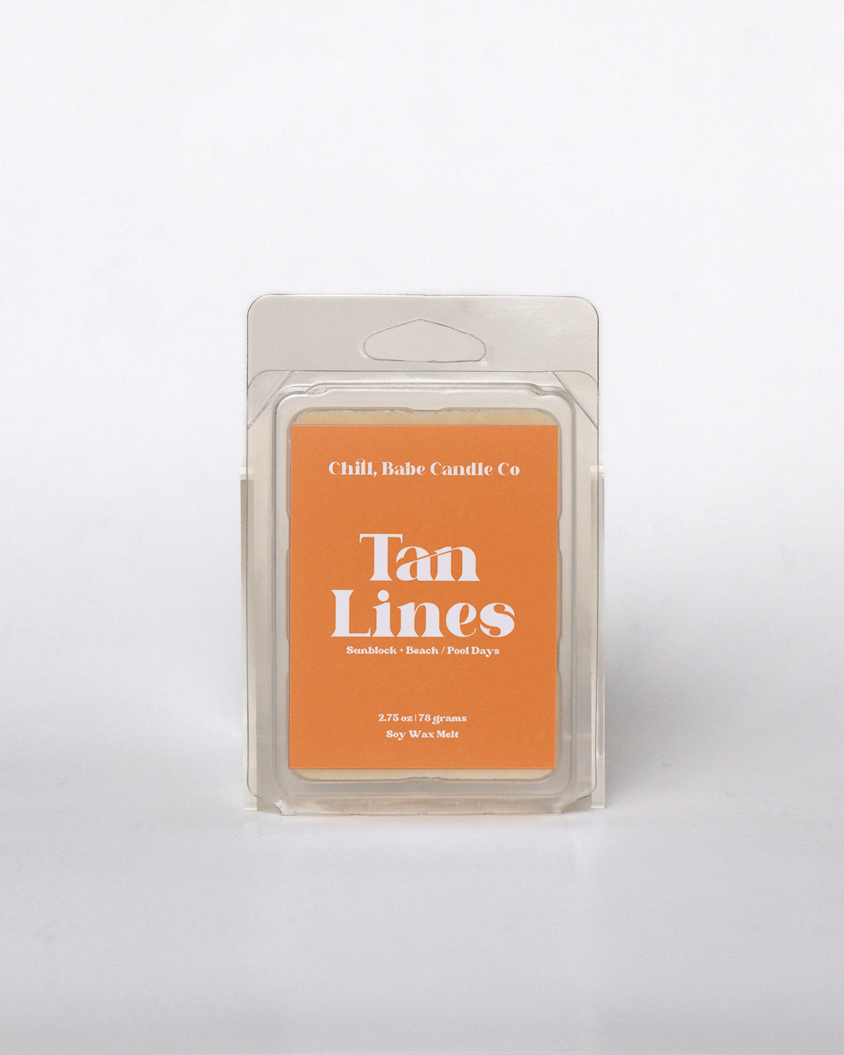 Tan Lines Wax Melt | Sunblock + Beach/Pool Days