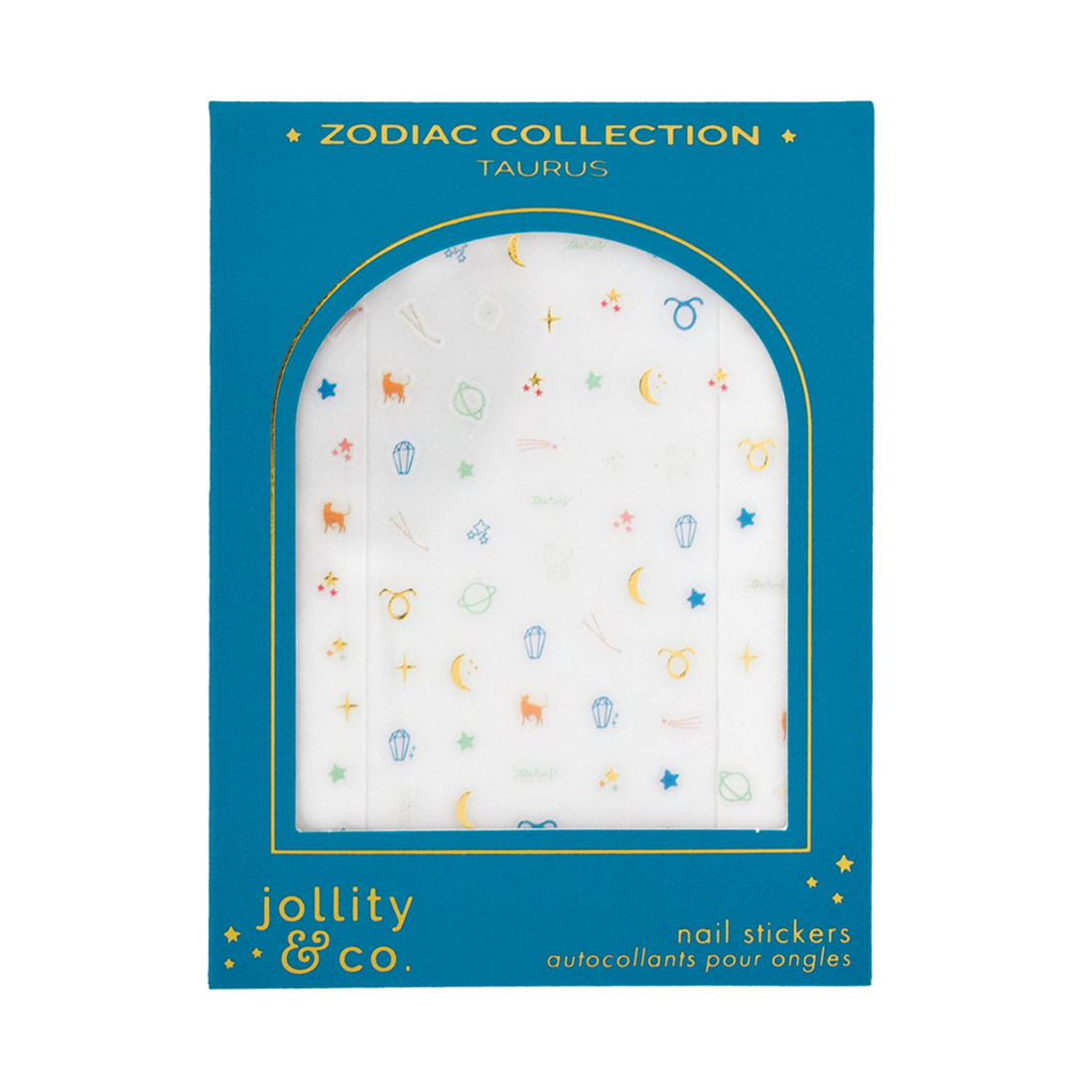 Zodiac Taurus Nail Stickers, Jollity &amp; Co