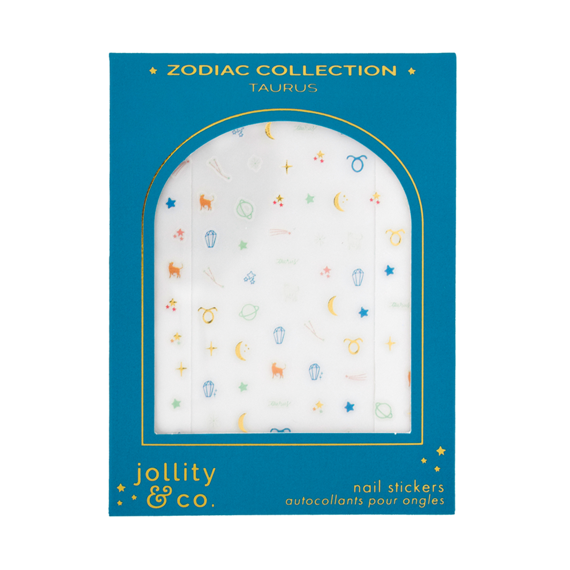 Zodiac Taurus Nail Stickers, Jollity &amp; Co