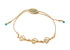 the beach and back plum island triple whelk shell slider bracelet