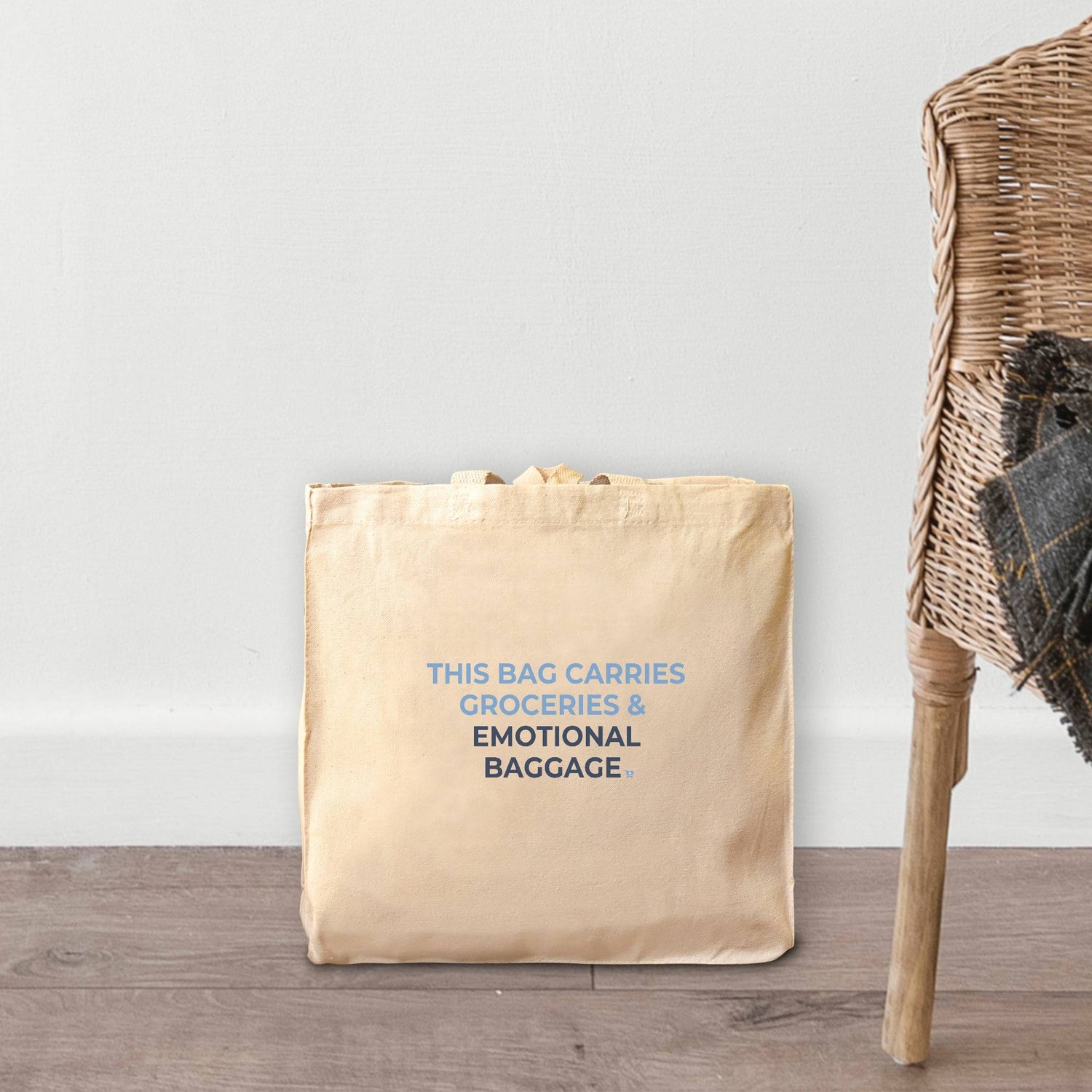 Carry Groceries and Emotional Baggage Tote
