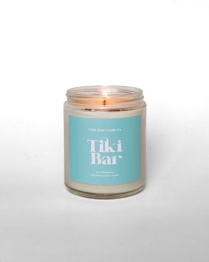 Tiki Bar Candle | Passionfruit + Pineapple + Musk lit