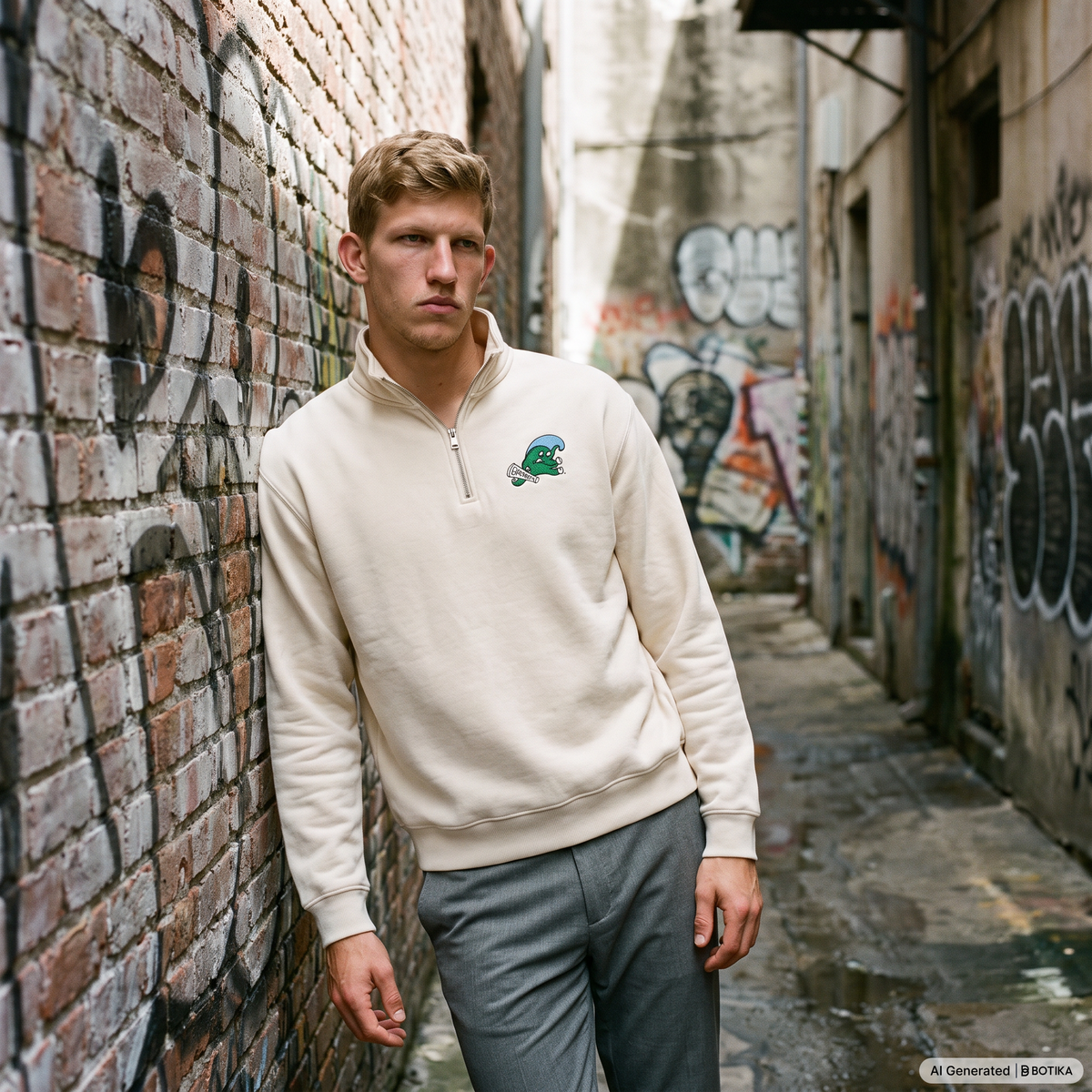 Tulane Green Wave Q‑Zip Pullover