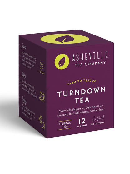 Turndown Tea - Relaxing Blend for Bedtime, Chamomile, Lavender, Calming