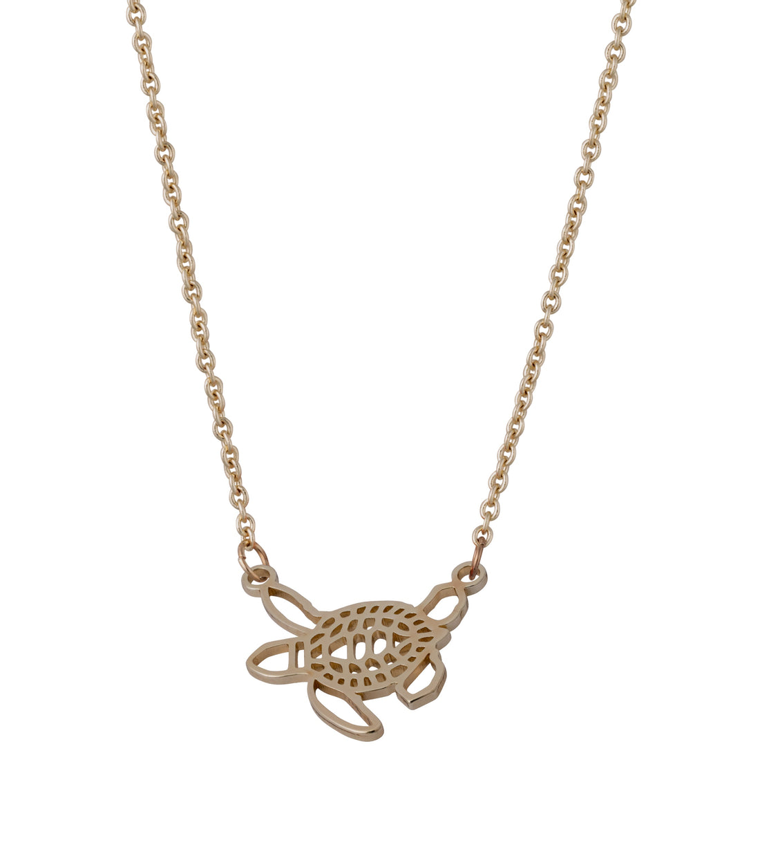 bald head island sea turtle necklace gold
