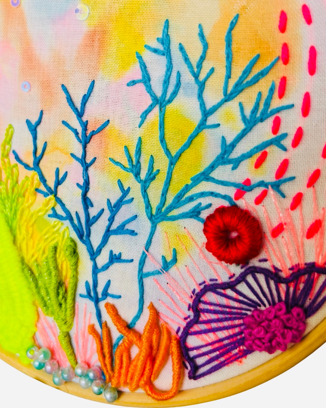 Original Hand Embroidery: Under the Sea