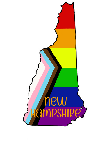 Live Free &amp;amp; Proud — New Hampshire Pride Stickers
