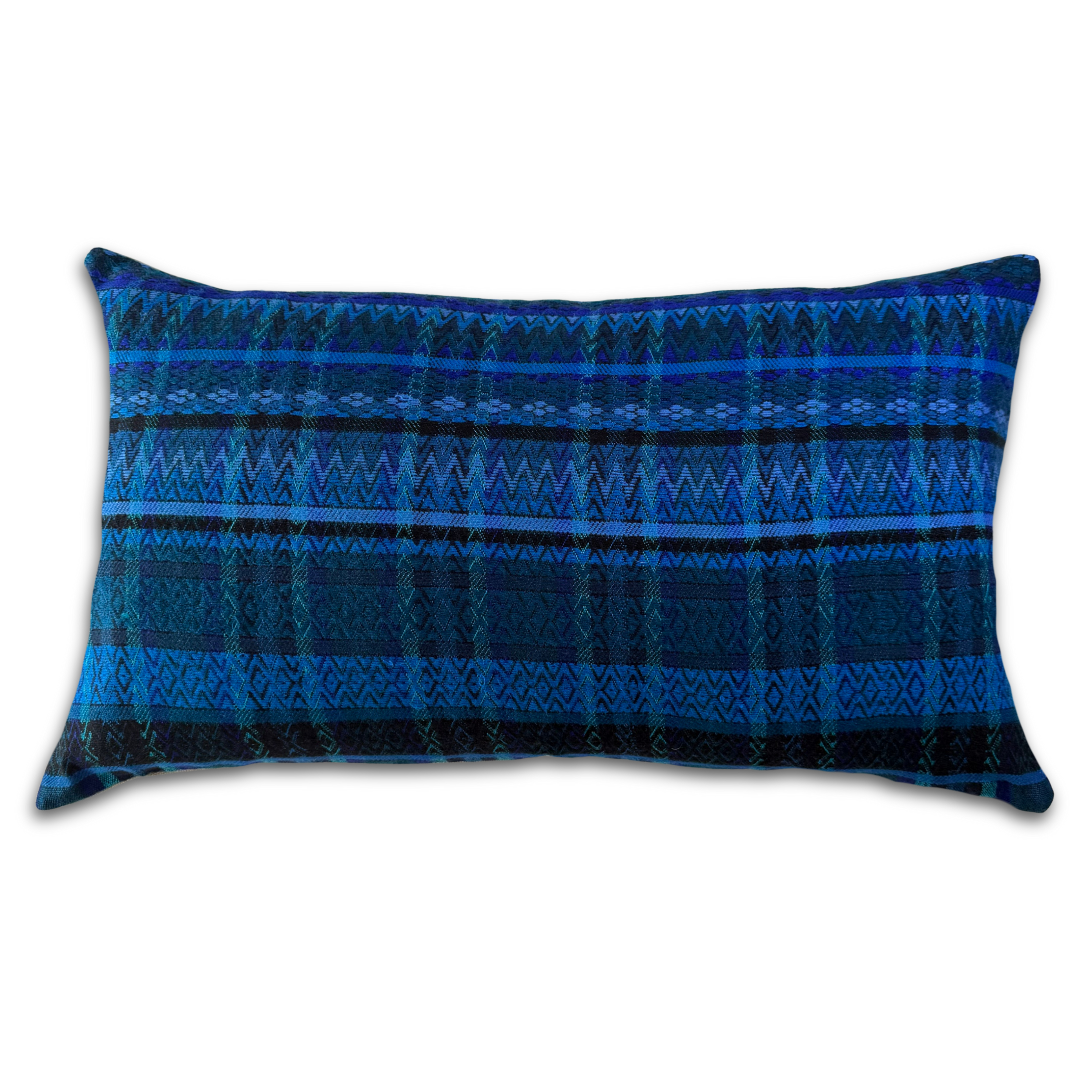 Huipil &amp; Hemp Throw Pillow Cover