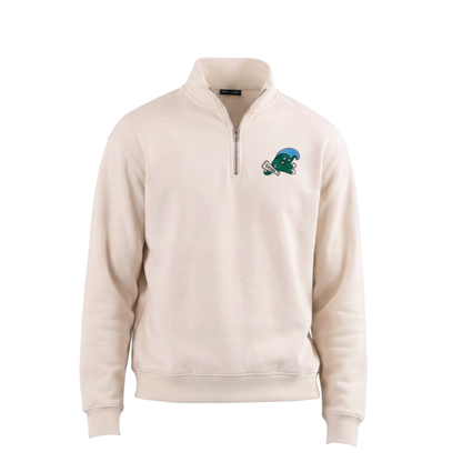 Tulane Green Wave Q‑Zip Pullover - Skull &amp; Bogeys Golf Co.