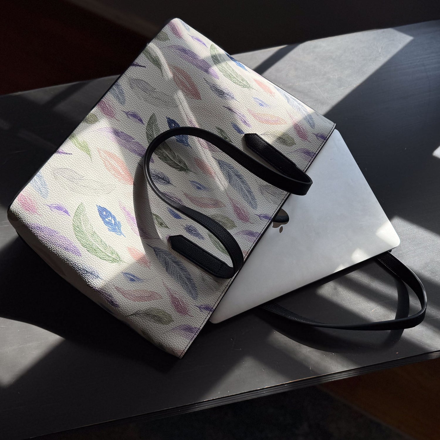 featherlight carryall in vegan leather