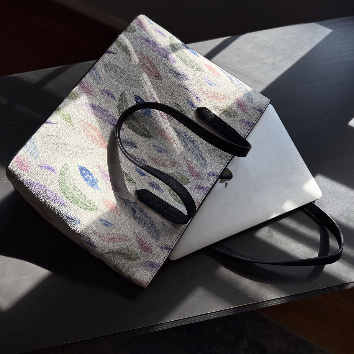 featherlight carryall in vegan leather