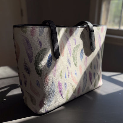 featherlight carryall in vegan leather