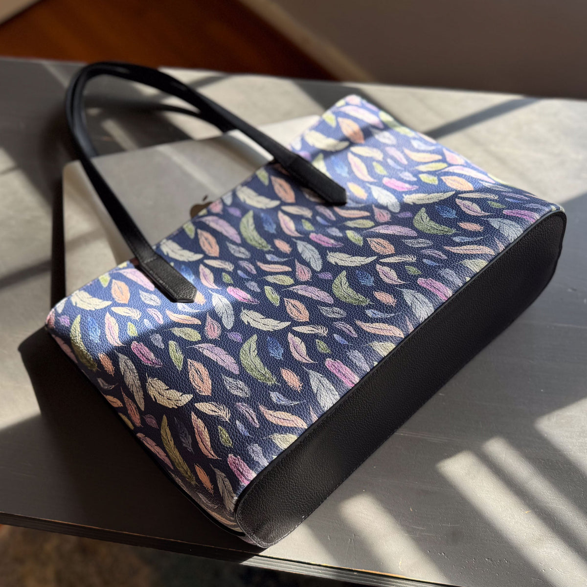 featherlight carryall in vegan leather