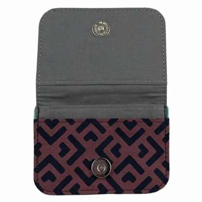 Cotton Card Holder - Retro Geometric Prints