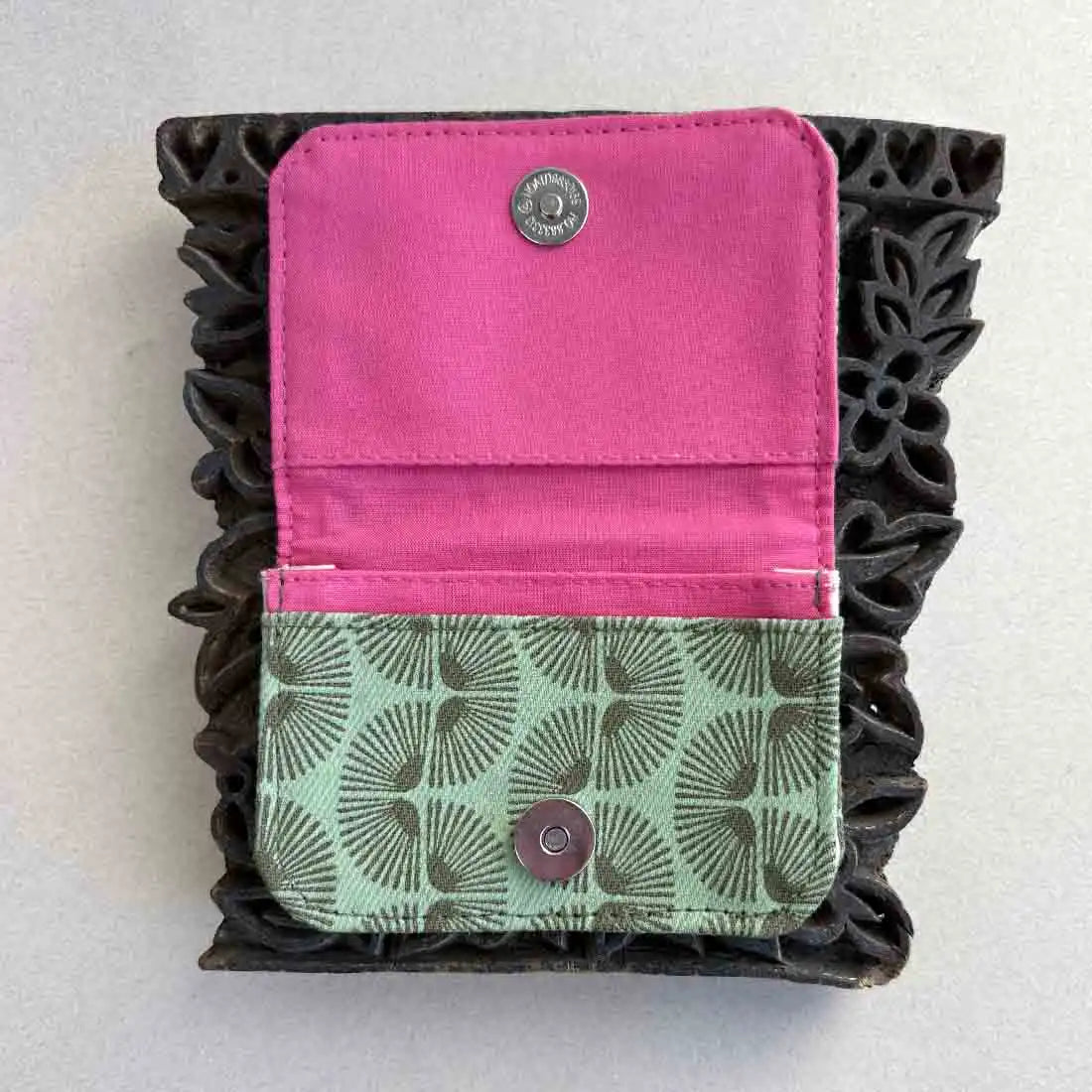 Cotton Card Holder - Retro Geometric Prints
