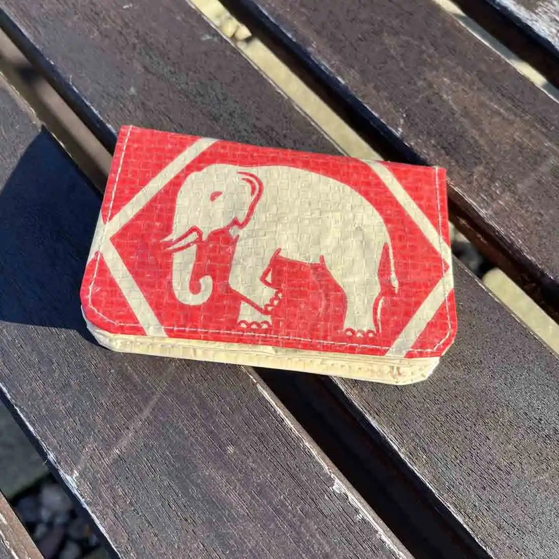 Recycled Cement Bag Card Holder