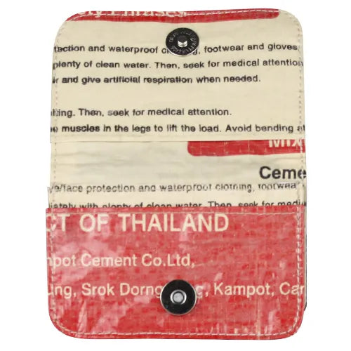 Recycled Cement Bag Card Holder