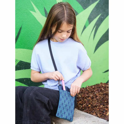 Mini Phone Crossbody - Cat Prints