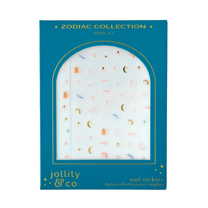 Zodiac Virgo Nail Stickers, Jollity &amp; Co

