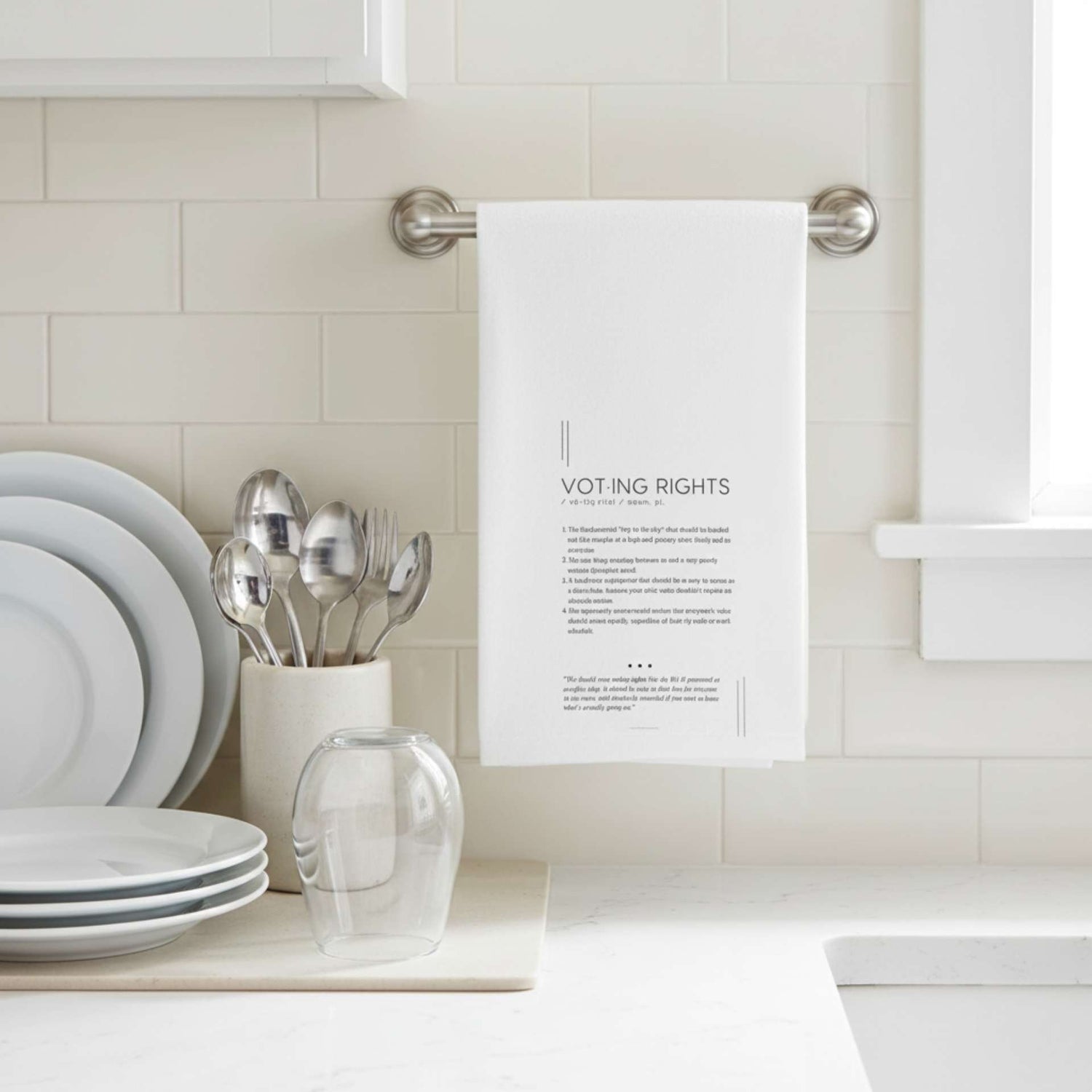 Kitchen Towel - Voting Rights - Defined: Terms for Our Time
