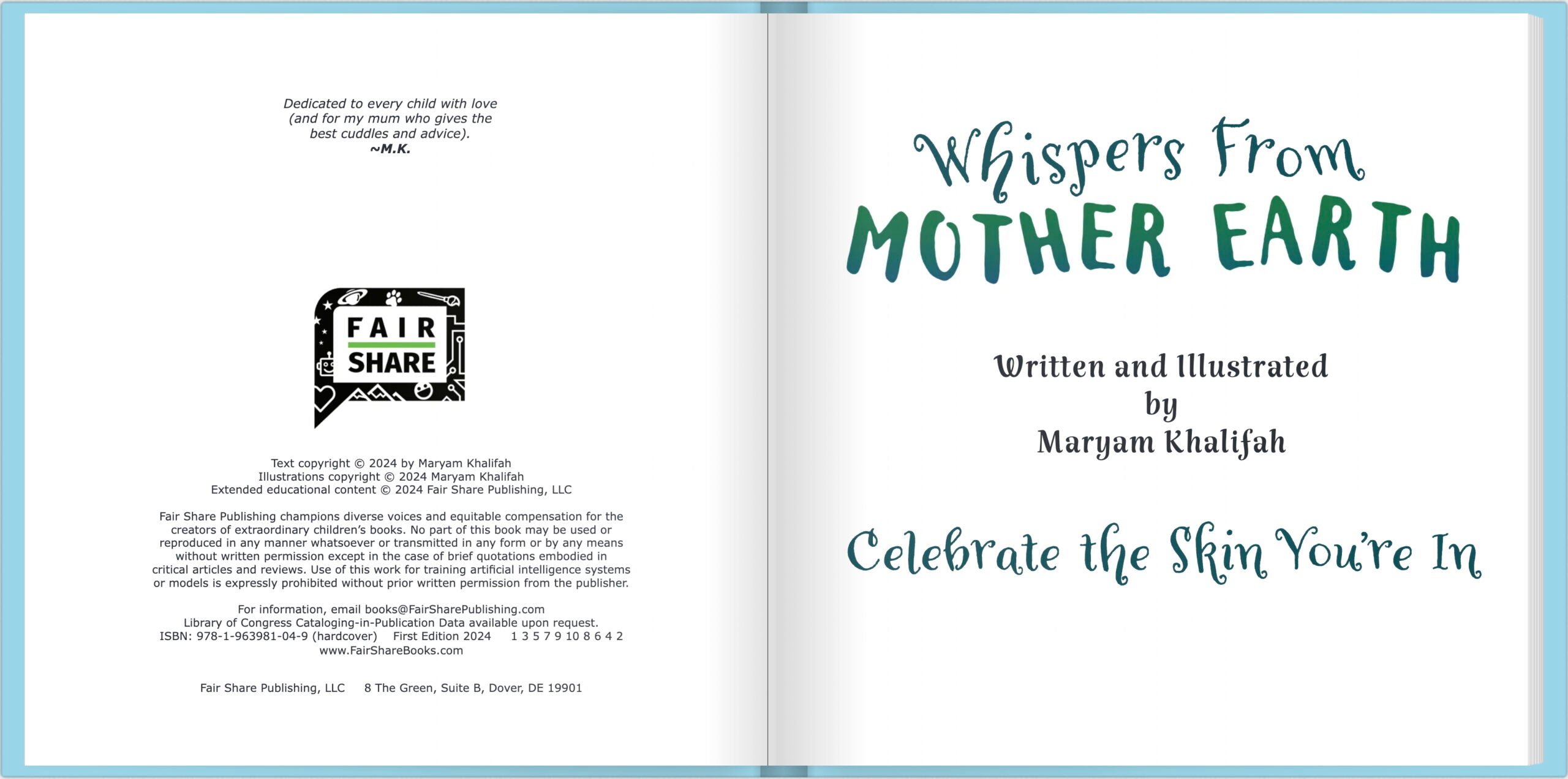 Whispers From Mother Earth; Celebrate the Skin You&