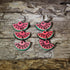 Hand-painted wooden watermelon slice cascade dangle earrings featuring layered juicy watermelon wedges with vibrant red, green, and black seed details. Crafted from lightweight wood with hypoallergenic .925 sterling silver hooks, these eye-catching earrings are perfect for summer fashion, fruit lovers, beach vacations, farmers markets, picnics, and anyone who enjoys bold food-inspired statement jewelry.
