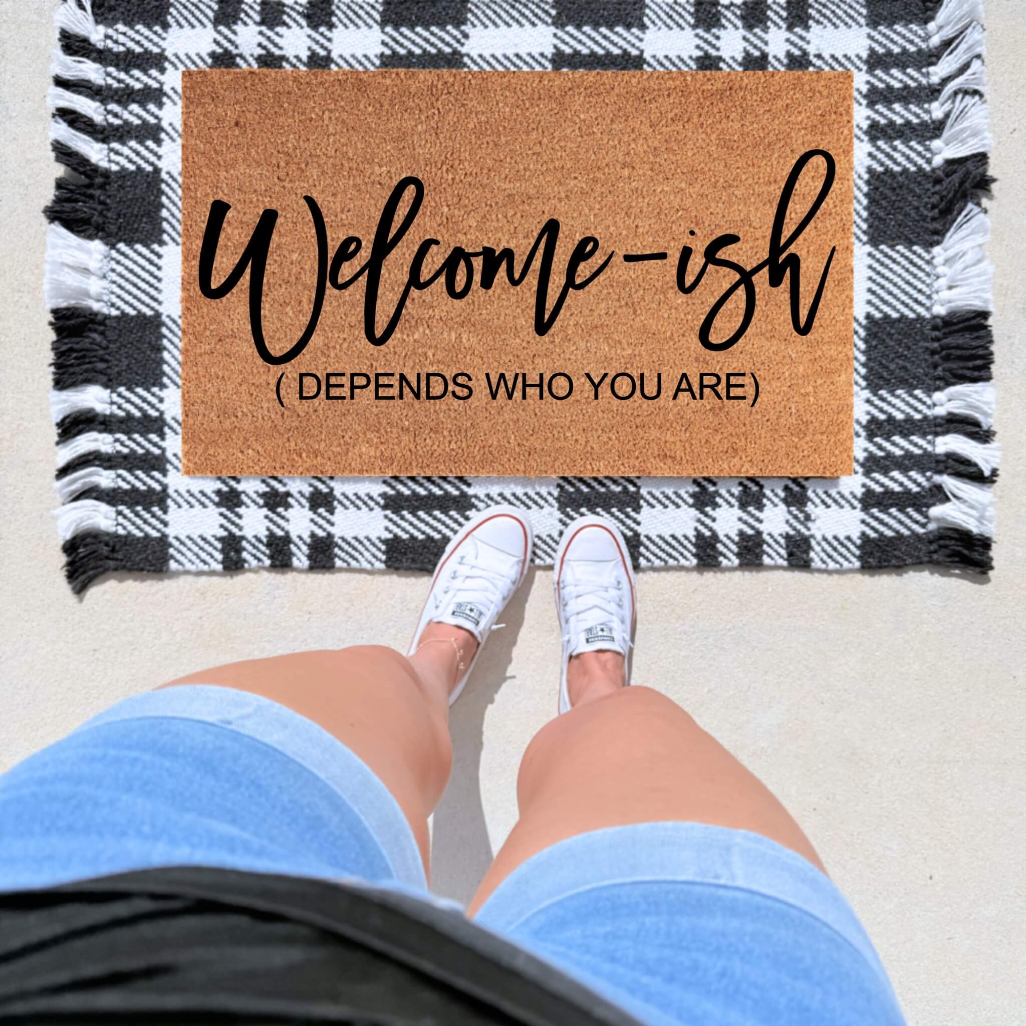 Welcome-ish Doormat - The Simply Rustic Barn