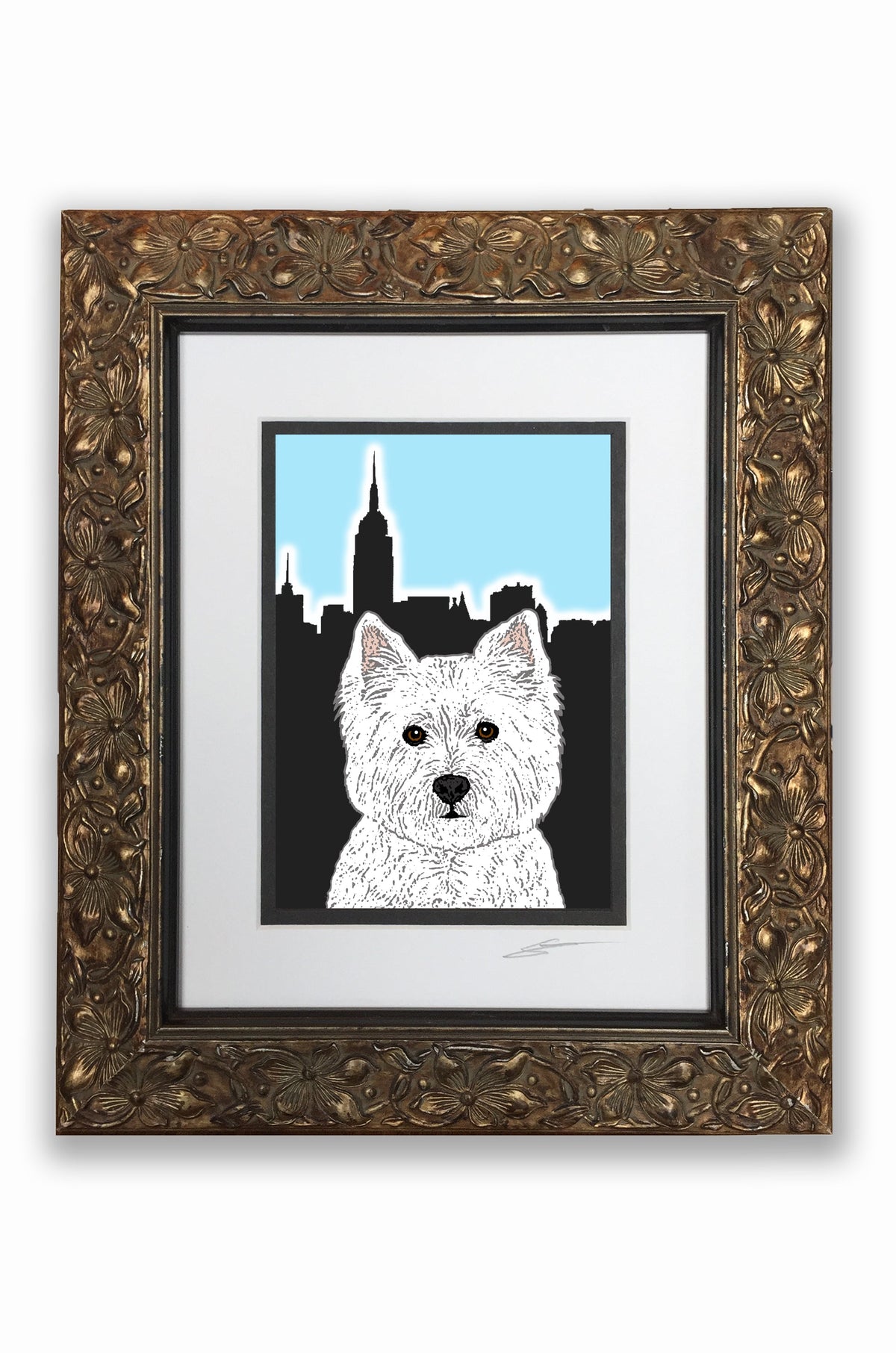 Westie Pupart Portrait