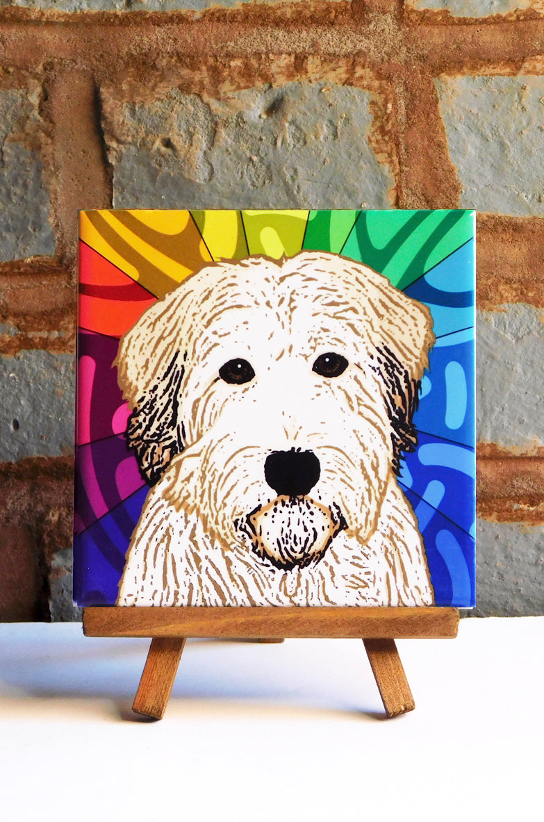 Wheaten Ceramic Art Tile