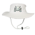 Wide Brim Aussie Golf Hat - White - Skull & Bogeys Golf Co.