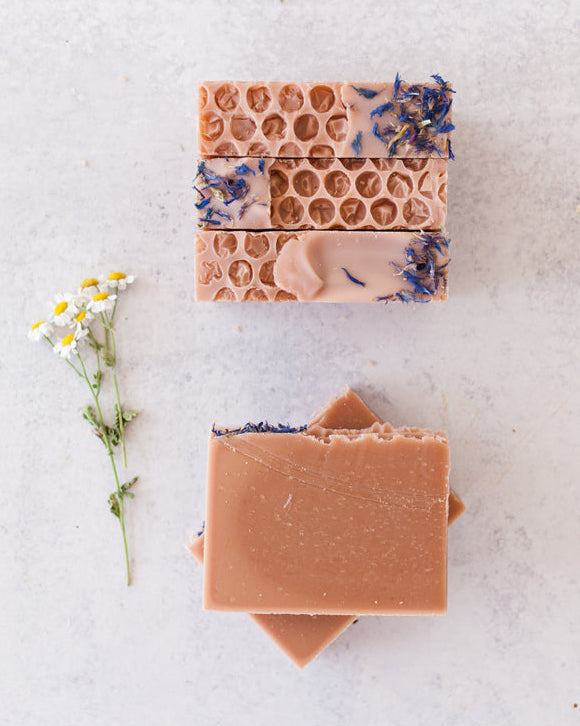 Wild Basil goat milk and honey soap