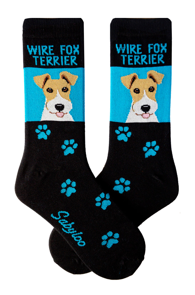 Wirefox Terrier Dog Socks
